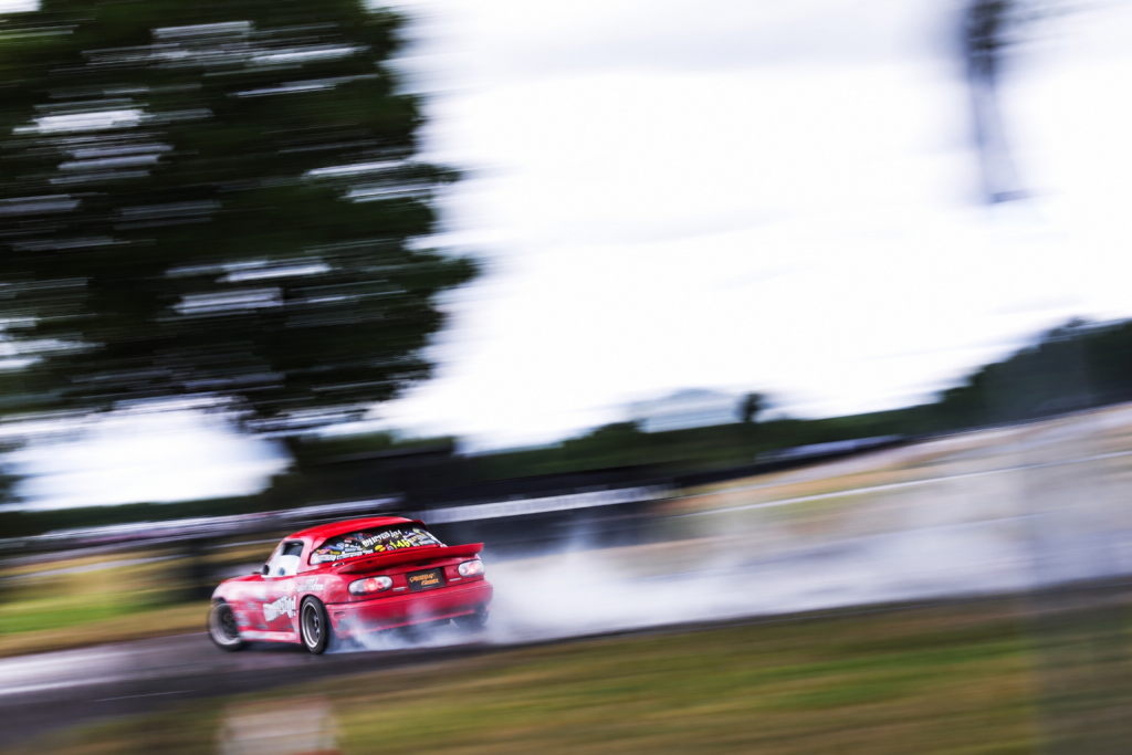 a drift car giving a passenger experience 