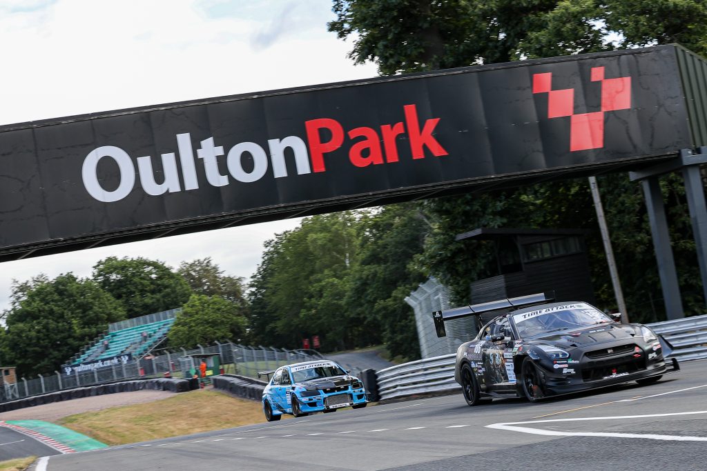 Time Attack competition car racing at Oulton Park during Tunerfest North